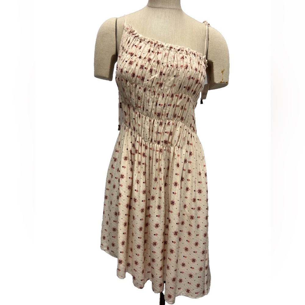 Free People Mini Dress Women Medium Smocked Beach Cottagecore Fairy
